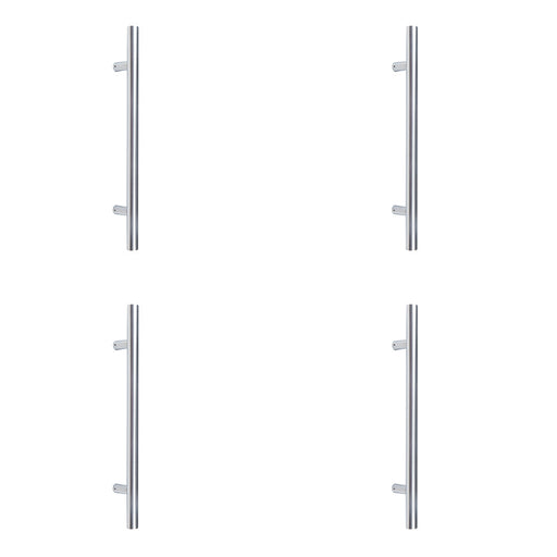 PACK Premium Satin Stainless Steel Pull Handle 32mm, 600x32x400mm, Fixing Door Handle