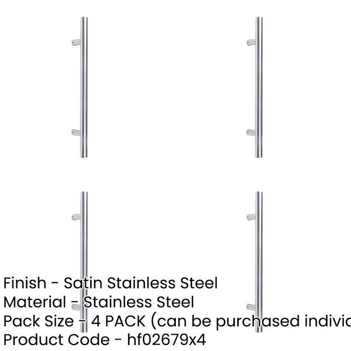 PACK Premium Stainless Steel 32mm Pull Handle Doors Cabinets Door Handle-1