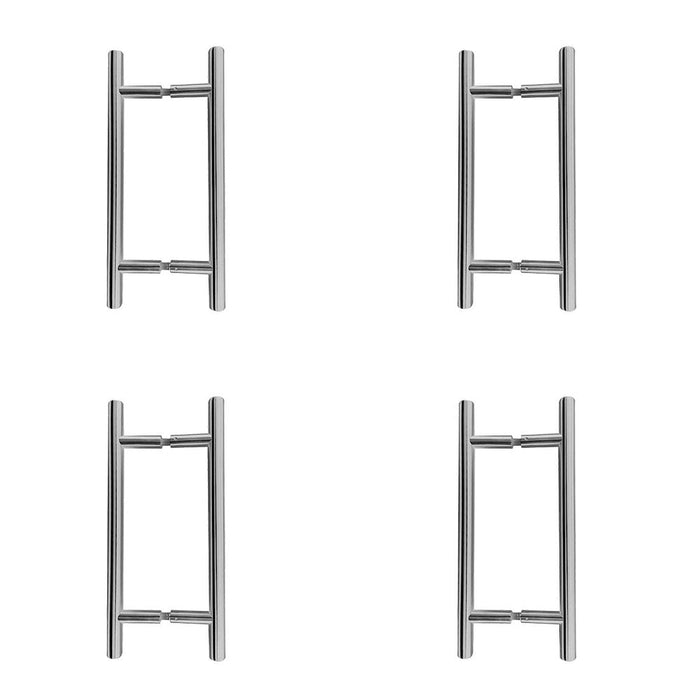 PACK Premium Satin Stainless Steel Pull Handle 32mm Fixing, 600x32x400mm Door Handle