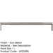 425mm Mitred Linear Knurled Pull Handle Durable Stainless Steel 304g Door Handle-1