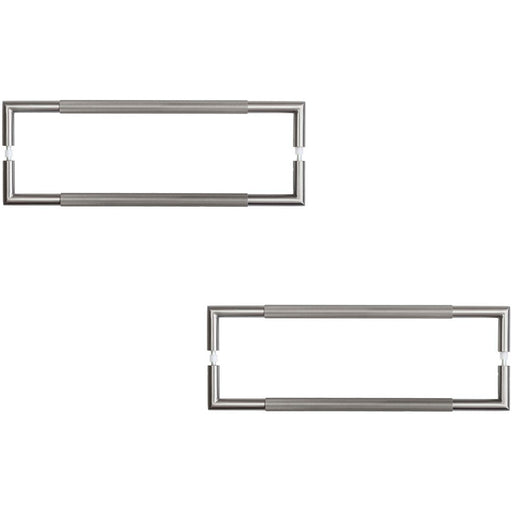 PACK 425mm Metal Linear Knurled Pull Handle Stylish Interiors Door Handle (1)