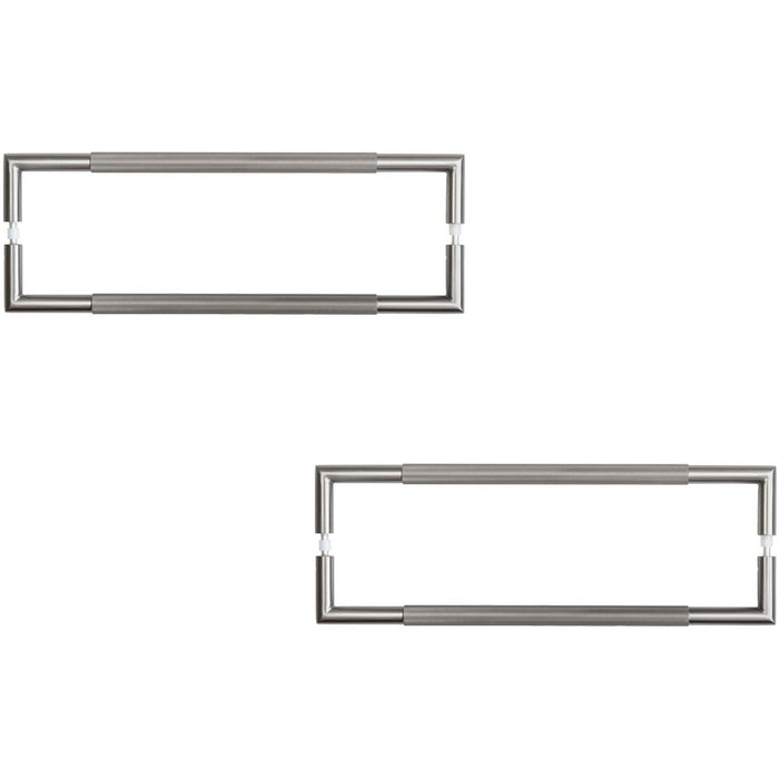 PACK 425mm Metal Linear Knurled Pull Handle Stylish Interiors Door Handle (1)