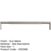 425mm Metal Knurled Pull Handle Stylish Durable Door Handle-1