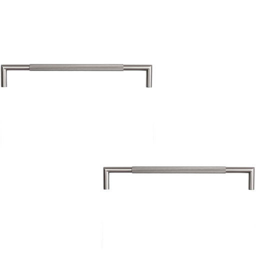 PACK 425mm Metal Knurled Pull Handle Stylish Durable Door Handle (1)