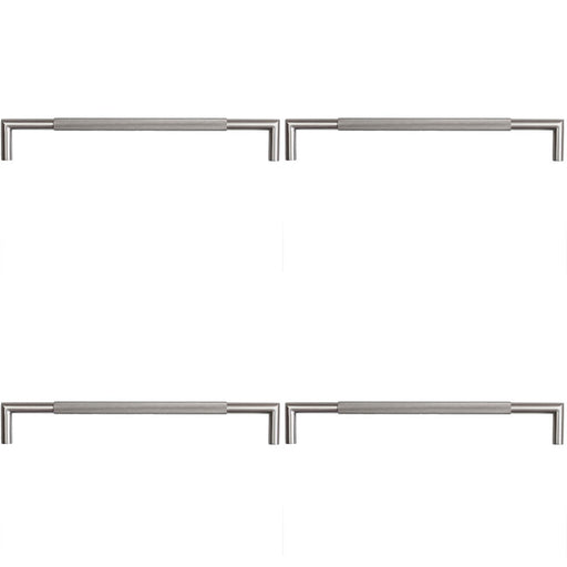 PACK 425mm Metal Knurled Pull Handle Stylish Durable Door Handle