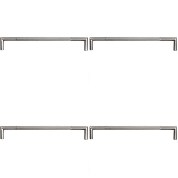 PACK 425mm Metal Knurled Pull Handle Stylish Durable Door Handle