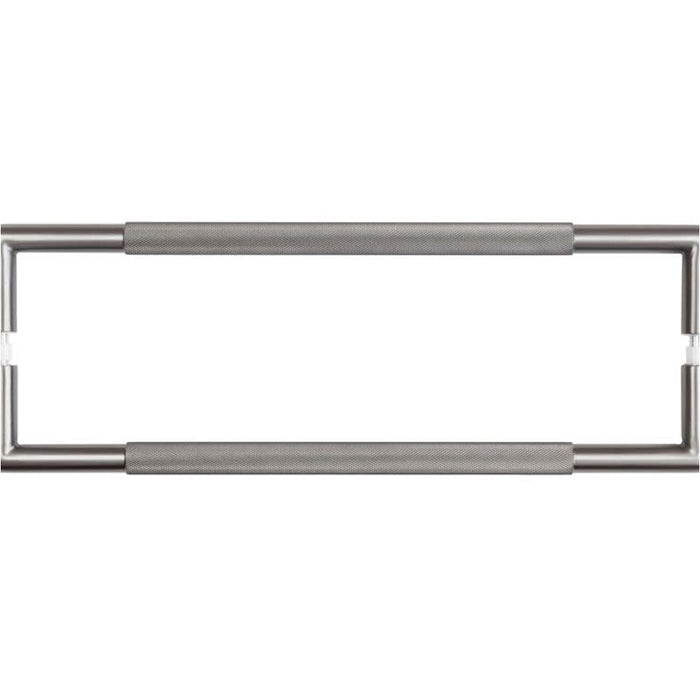 425mm Metal Knurled Pull Handle Modern Interiors Door Handle