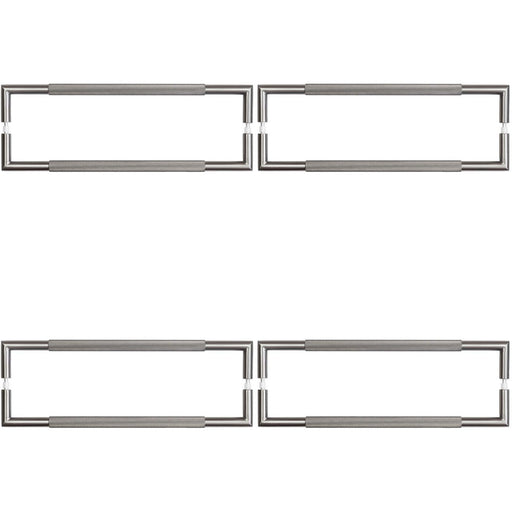 PACK 425mm Metal Knurled Pull Handle Modern Interiors Door Handle