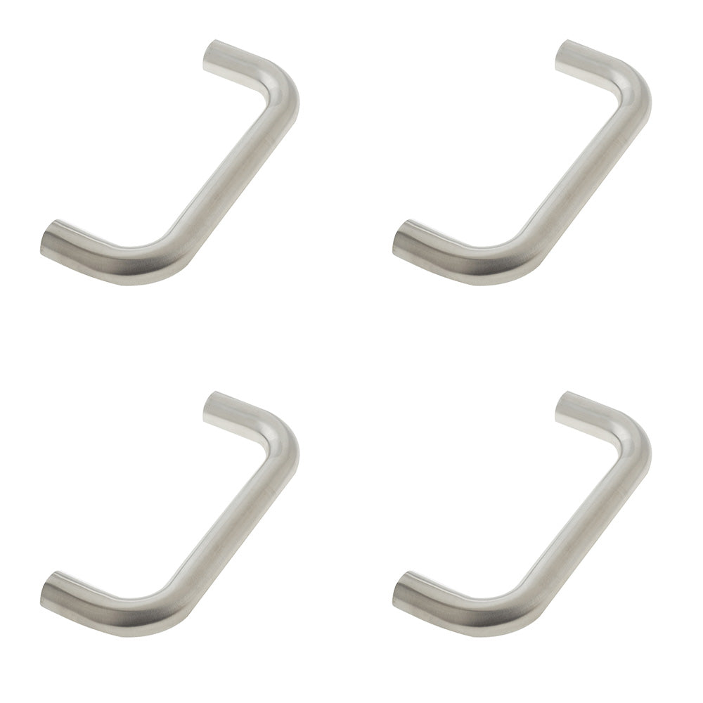 4 PACK Premium Grade 304 Stainless Steel D Shape Pull Handle - 19mm Sa ...