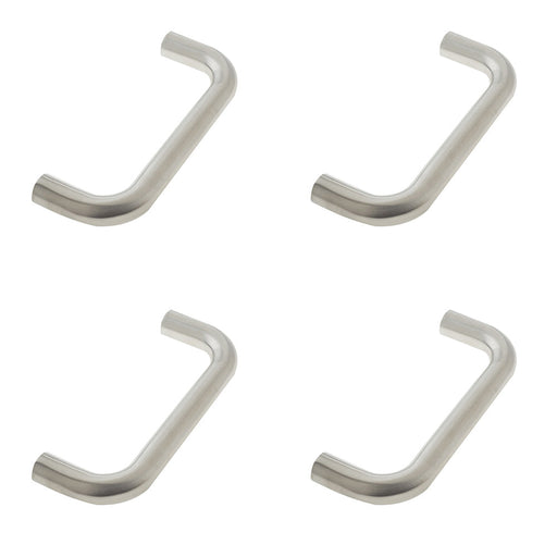 PACK Premium Grade Stainless Steel Shape Pull Handle 19mm Satin Finish Door Handle