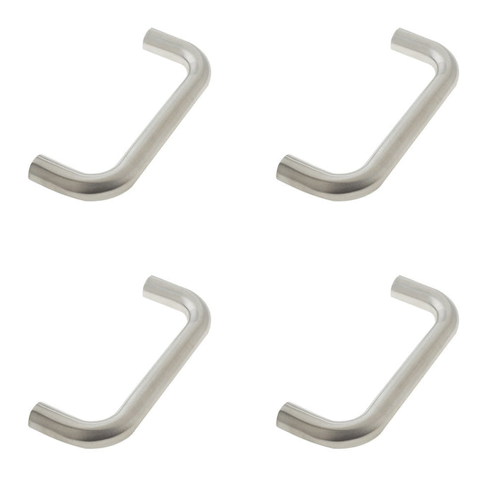 PACK Premium Grade Stainless Steel Shape Pull Handle 19mm Satin Finish Door Handle