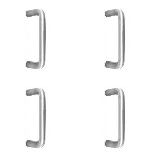 PACK Premium 22mm Stainless Steel Shape Pull Handle Grade Satin Finish Door Handle