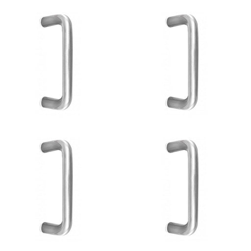 PACK Durable 22mm Shape Pull Handle Satin Stainless Steel Grade Door Handle