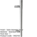 Premium Satin Stainless Steel Pull Handle 25mm Fixing, 600x25x450mm Door Handle-1