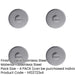 PACK Premium Stainless Steel Cover 52x8mm Indicator-Free Turns Releases Door Handle-1