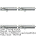 PACK Premium Brass Heavy-Duty Straight Barrel Bolts 152x38mm Polished Chrome Finish Door Bolt-1