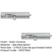 PACK Heavy-Duty Satin Chrome Brass Straight Barrel Bolts 152x38mm Ultimate Security Door Bolt (1)-1