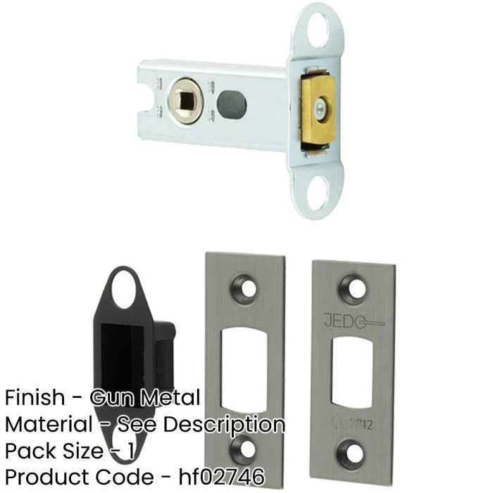 Premium Heavy Duty Tubular Deadbolts 64mm Metal Finish Enhanced Security Door Bolt-1