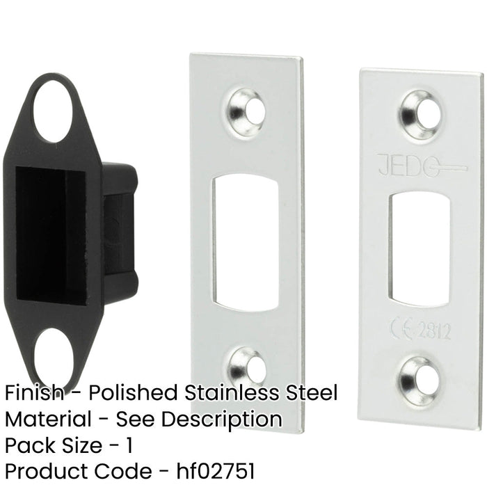 Premium Accessory Packs Heavy Duty Tubular Deadbolts Polished Stainless Steel Door Bolt-1