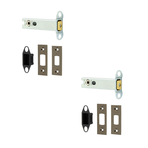 PACK Heavy Duty Tubular Deadbolts Antique Brass Finish Ultimate Security Door Bolt