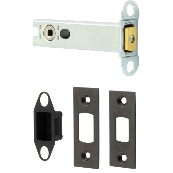 High Security Heavy Duty Tubular Deadbolts Dark Bronze Finish Door Bolt