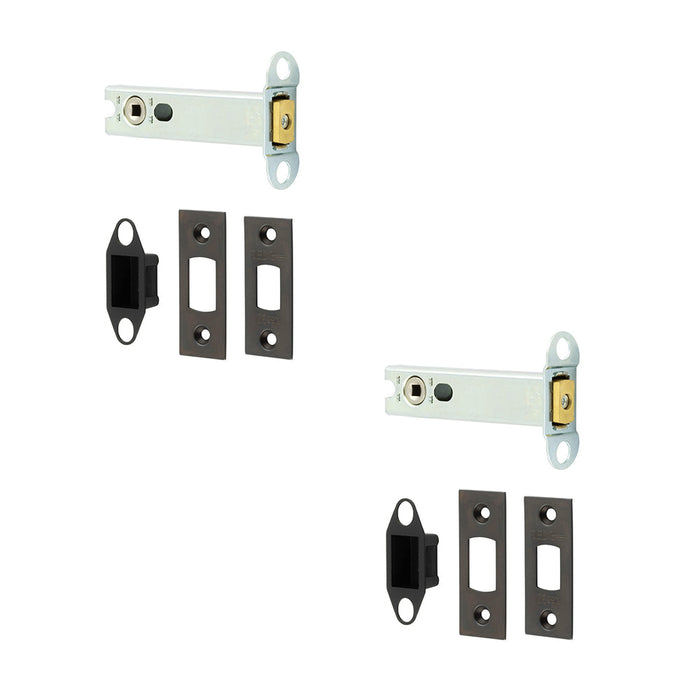 PACK High Security Heavy Duty Tubular Deadbolts Dark Bronze Finish Door Bolt