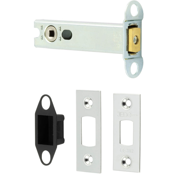 High Security Heavy Duty Tubular Deadbolts 102mm Polished Stainless Steel Door Bolt