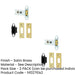 PACK 64mm Heavy Duty Satin Brass Tubular Deadbolts Ultimate Security Door Bolt-1