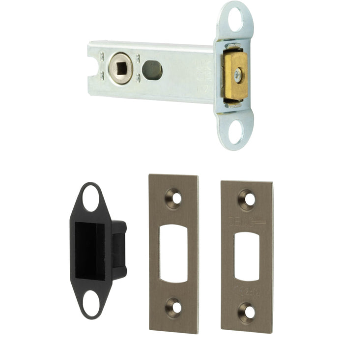 Heavy Duty 76mm Tubular Deadbolts Antique Brass Enhanced Security Door Bolt