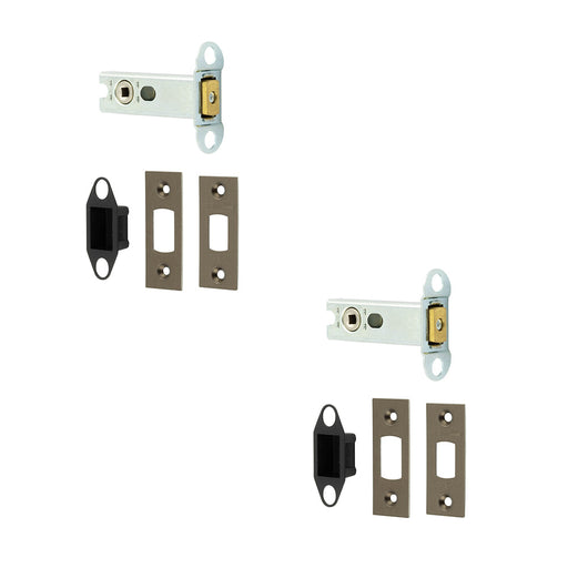 PACK Heavy Duty 76mm Tubular Deadbolts Antique Brass Enhanced Security Door Bolt