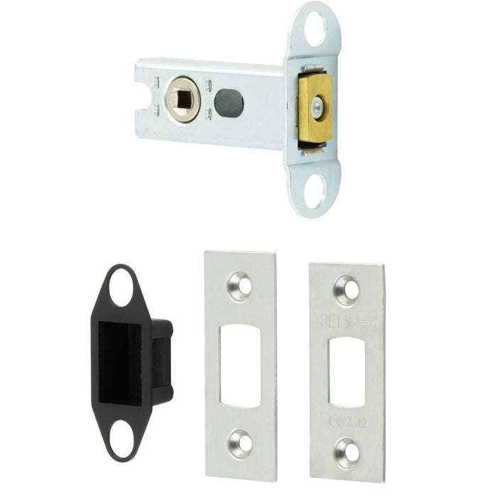 Heavy Duty 64mm Tubular Deadbolts Satin Stainless Steel Maximum Security Door Bolt