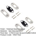 PACK Premium Radiused Accessory Packs Heavy Duty Tubular Deadbolts Polished Stainless Steel Door Bolt-1