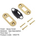 Premium Radiused Accessory Packs Heavy Duty Tubular Deadbolts Brass Finish Door Bolt-1