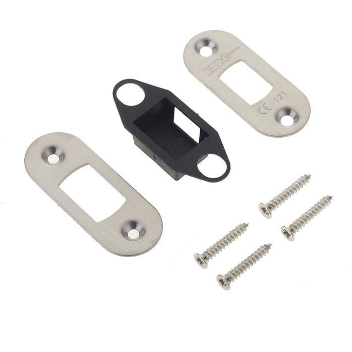 Heavy Duty Tubular Deadbolt Radiused Accessory Packs Satin Stainless Steel Door Bolt