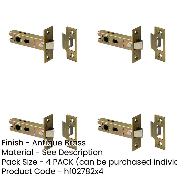 PACK High-Quality 75mm Tubular Latch Secure Closures-1