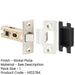 High-Quality 64mm Nickel-Plated Tubular Latches Secure Locking-1