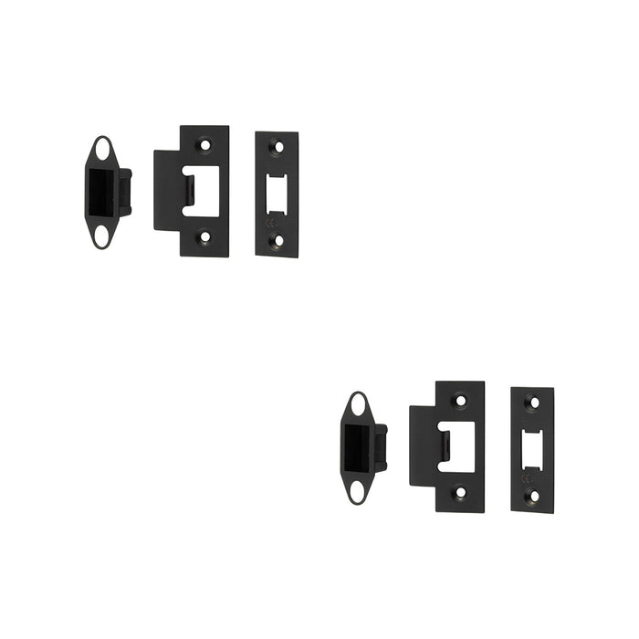 PACK Durable Black Accessory Packs Heavy Duty Tubular Latches