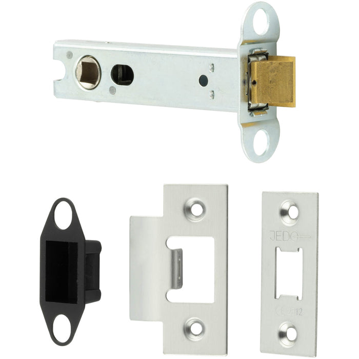 Durable Satin Stainless Steel Tubular Latches Degree Short Travel 102mm