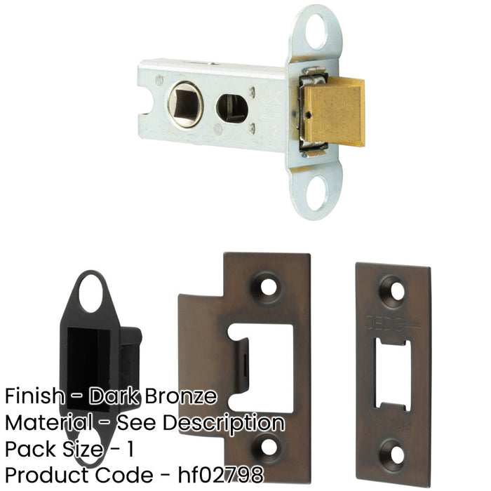Durable Heavy Duty Tubular Latches Degree Short Travel Dark Bronze Finish-1