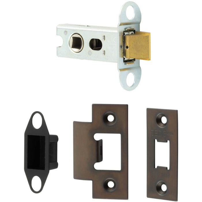 Durable Heavy Duty Tubular Latches Degree Short Travel Dark Bronze Finish