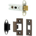 Durable 76mm Dark Bronze Tubular Latches Secure Door Locking