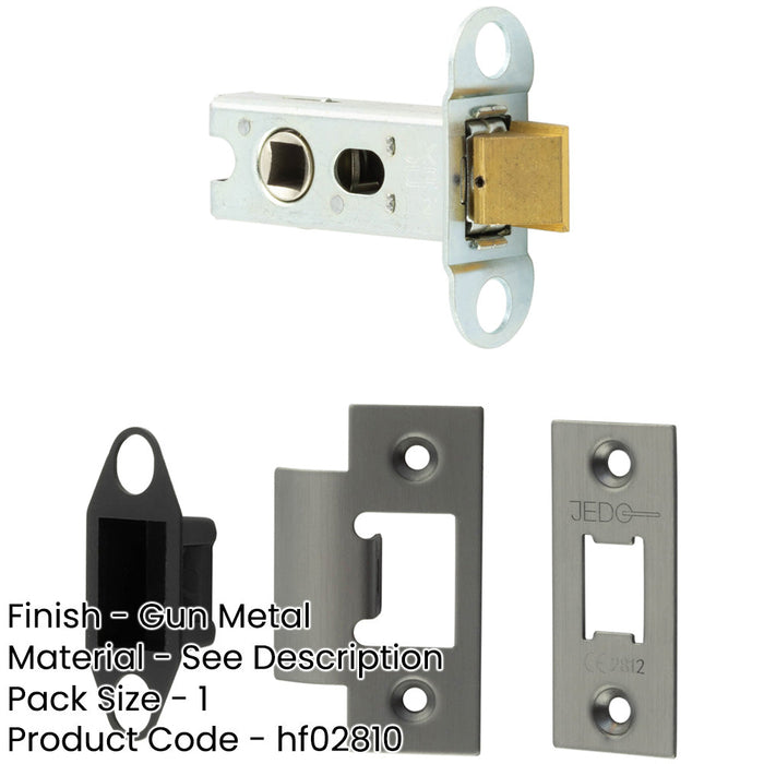 Durable 64mm Metal Tubular Latches Secure Doors-1