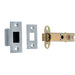 High-Quality Double Sprung Tubular Latches 150mm Polished Brass Satin Chrome Finish