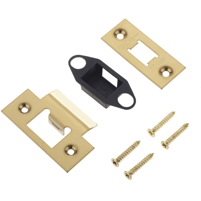Premium Heavy Duty Tubular Latch Accessory Packs with Elegant Brass Finish