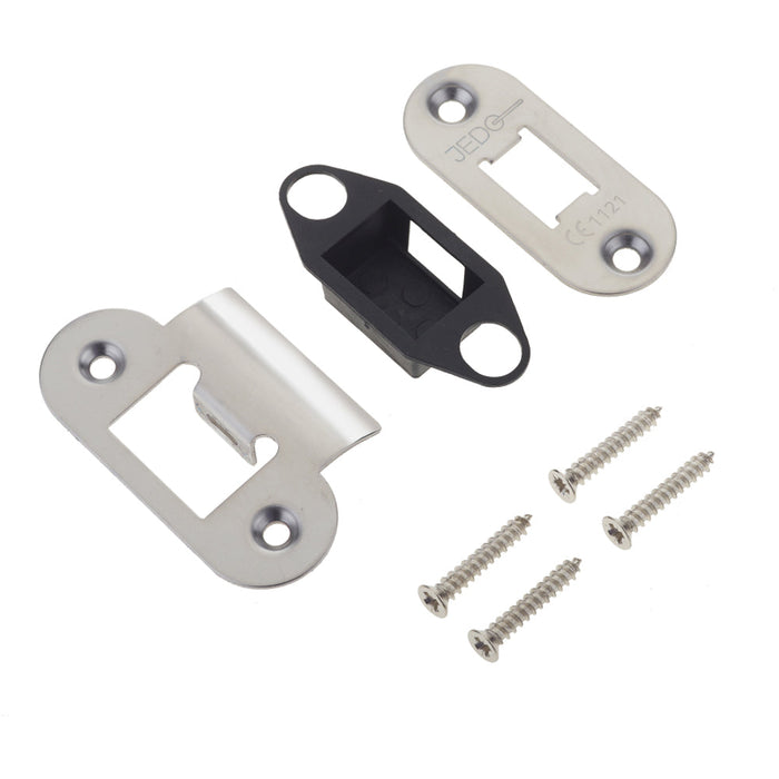 Heavy Duty Polished Stainless Steel Radiused Accessory Packs Tubular Latches