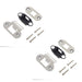 PACK Heavy Duty Polished Stainless Steel Radiused Accessory Packs Tubular Latches