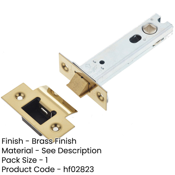 Heavy Duty Tubular Latches Degree Short Travel 102mm Antique Brass Finish Secure Locking-1