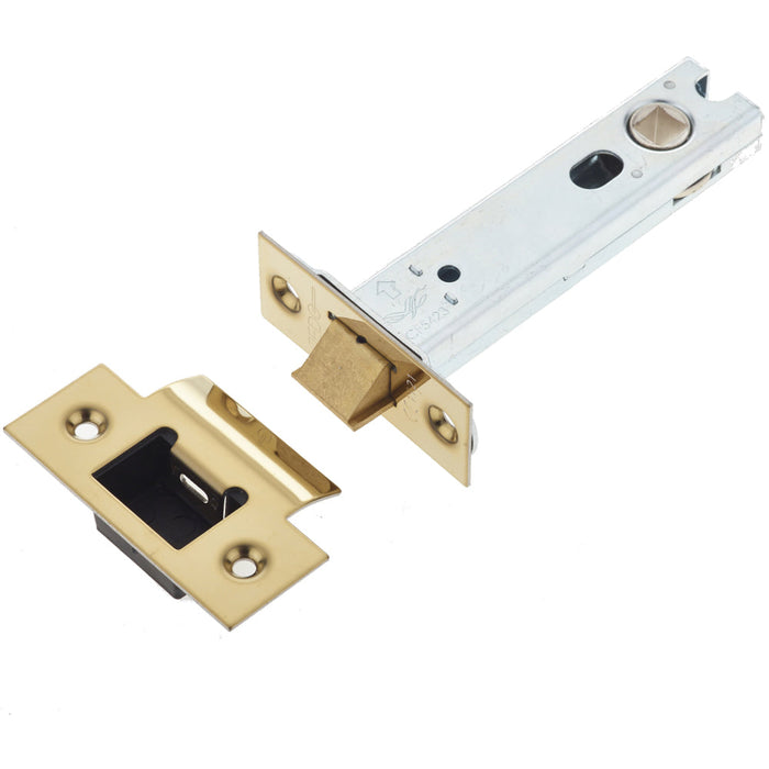 Heavy Duty Tubular Latches Degree Short Travel 102mm Antique Brass Finish Secure Locking