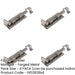 PACK Durable 102mm Pewter Straight Bolts Secure Door Hardware Door Bolt Lock-1
