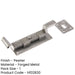High-Quality 102mm Pewter Necked Bolts Security Door Bolt Lock-1